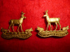 M141a - The Weyburn Regiment Collar Badge Pair